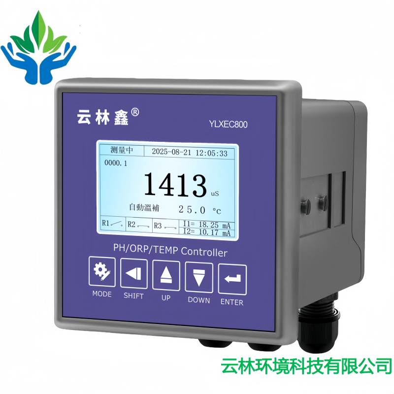 工业在线电导/比电阻/盐度/TDS控制器EC800