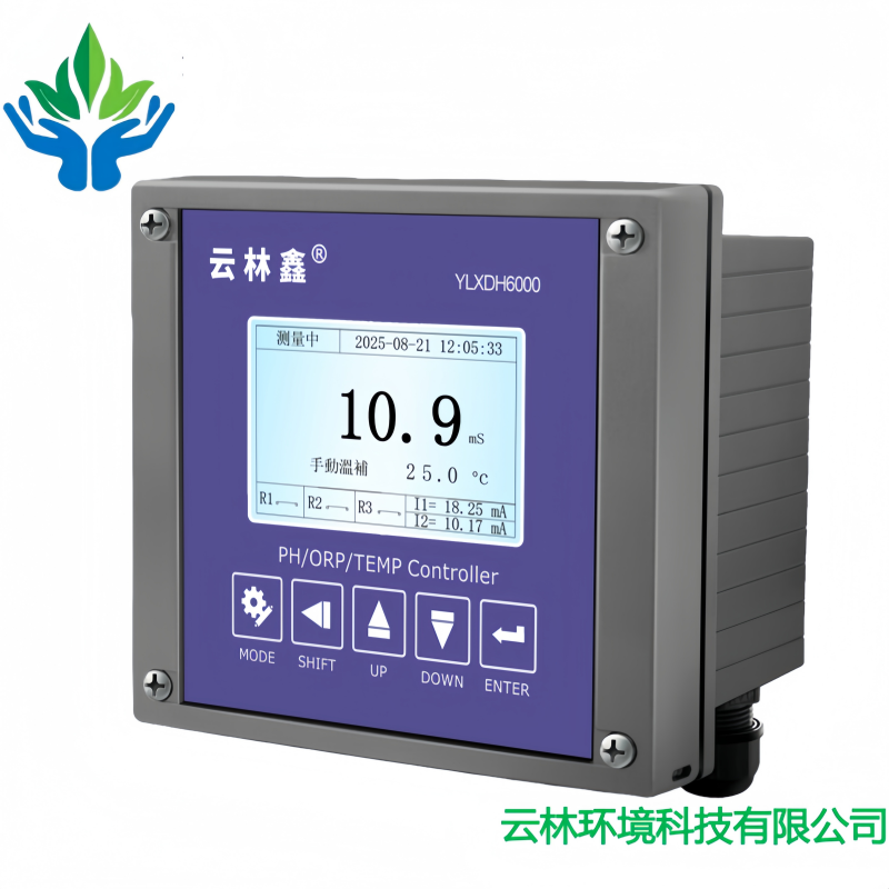 工业在线感应式电导/酸碱浓度/盐度控制器DH6000