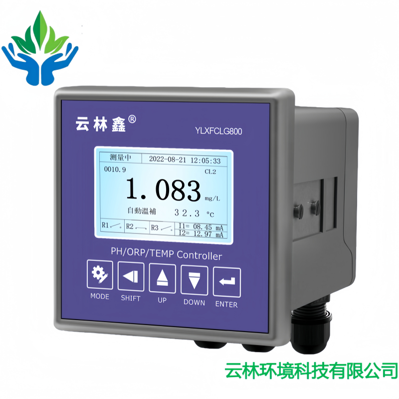 工业在线膜法余氯/总氯/臭氧控制器FCLG800